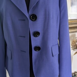 KASPER SEPARATES SZ 12 ROYAL BLUE BLAZER .
